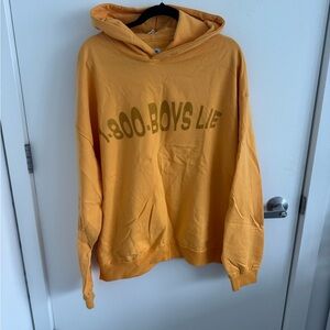 1-800-BOYS LIE Yellow Hoodie